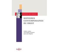 Histoires Contemporaines Du Droit