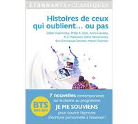 Collectif – Histoires de ceux qui oublient... ou pas – Programme BTS 2016-2017 – Broché