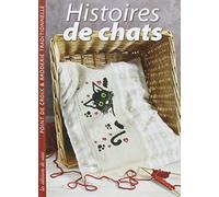 Histoires de chats. Point de croix & broderie traditionnelle.