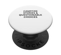 Histoires de Feux de Camp et Choix douteux pour s'amuser en Plein air PopSockets PopGrip Adhésif