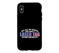Histoires de Laser Tag Coque pour iPhone X/XS