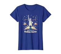 Histoires de liberté, de Justice et de Coucher T-Shirt, Femme, Bleu Royal, XL