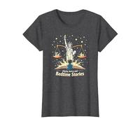 Histoires de liberté, de Justice et de Coucher T-Shirt, Femme, Chiné Foncé, XL