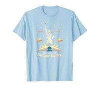 Histoires de liberté, de Justice et de Coucher T-Shirt, Homme, Bleu Céleste, XL