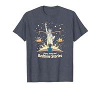Histoires de liberté, de Justice et de Coucher T-Shirt, Homme, Bleu Chiné, 3XL