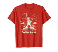 Histoires de liberté, de Justice et de Coucher T-Shirt, Homme, Rouge, XXL