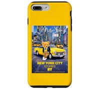 Histoires d'ours en Peluche de New York à Times Square Manhattan Coque pour iPhone 7 Plus/8 Plus