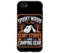Histoires effrayantes de Spooky Woods, Camping en Camping-Car et Randonneur pour Halloween Coque pour iPhone SE (2020) / 7/8