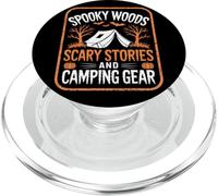 Histoires effrayantes de Spooky Woods, Camping en Camping-Car et Randonneur pour Halloween PopSockets PopGrip pour MagSafe