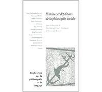 Histoires et définitions de la philosophie sociale