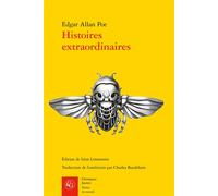 Histoires extraordinaires - Edgar Allan Poe - Classiques Garnier - broché - Roman