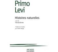 Primo Levi – Histoires naturelles – Suivi de Vice de forme – Traduction André Maugé