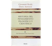 Historia Del Pensamiento Filosófico Y Científico Iii Reale, Giovanni, Antiseri, Dario (Auteur)