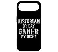Historian by Day Gamer by Night World History Leçon Gaming Coque pour iPhone Air