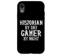 Historian by Day Gamer by Night World History Leçon Gaming Coque pour iPhone XR