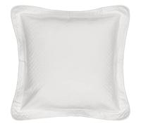 Historic Charleston Matelasse Euro Taie d'oreiller Blanc 66 x 66 cm