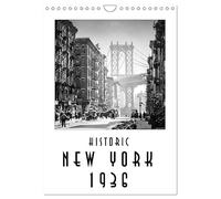 Historic New York 1936 (Wall Calendar 2026 DIN A4 portrait), CALVENDO 12 Month Wall Calendar: The world famous city 80 years ago