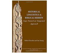 Historical Linguistics And Biblical Hebrew