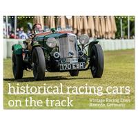 historical racing cars on the track (Wall Calendar 2026 DIN A3 landscape), CALVENDO 12 Month Wall Calendar: Historical Racing