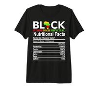 Historically Black Junior High Principal Faits nutritionnels T-Shirt Haut de Gamme