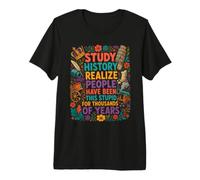 Historien de l'histoire de l'étude T-Shirt Haut de Gamme