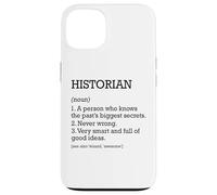 Historien Définition du travail personnalisé Historien drôle Coque pour iPhone 13