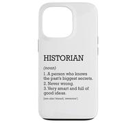 Historien Définition du travail personnalisé Historien drôle Coque pour iPhone 13 Pro