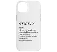 Historien Définition du travail personnalisé Historien drôle Coque pour iPhone 14 Plus