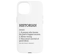 Historien Définition du travail personnalisé Historien drôle Coque pour iPhone 15
