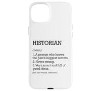 Historien Définition du travail personnalisé Historien drôle Coque pour iPhone 15 Plus