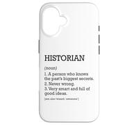Historien Définition du travail personnalisé Historien drôle Coque pour iPhone 16