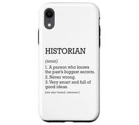 Historien Définition du travail personnalisé Historien drôle Coque pour iPhone XR