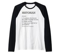 Historien Définition du travail personnalisé Historien drôle Manche Raglan