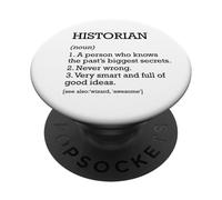 Historien Définition du travail personnalisé Historien drôle PopSockets PopGrip Adhésif