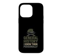 Historien Militaire Recherche sur Le Champ de Bataille Stratégie de Guerre Nerd Coque pour iPhone 14 Pro Max