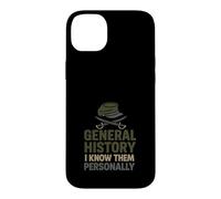 Historien Militaire Recherche sur Le Champ de Bataille Stratégie de Guerre Nerd Coque pour iPhone 14 Plus