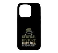 Historien Militaire Recherche sur Le Champ de Bataille Stratégie de Guerre Nerd Coque pour iPhone 15 Pro