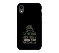 Historien Militaire Recherche sur Le Champ de Bataille Stratégie de Guerre Nerd Coque pour iPhone XR