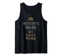 Historien militaire Recherche sur le champ de bataille Stratégie de guerre Nerd Débardeur
