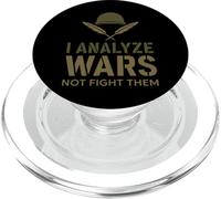 Historien militaire Recherche sur le champ de bataille Stratégie de guerre Nerd PopSockets PopGrip pour MagSafe
