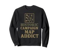 Historien militaire Recherche sur le champ de bataille Stratégie de guerre Nerd Sweatshirt