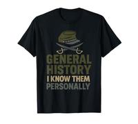 Historien Militaire Recherche sur Le Champ de Bataille Stratégie de Guerre Nerd T-Shirt