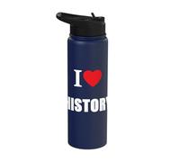 Historiens de l'histoire rétro, étudiants, enseignants Stainless Steel Insulated Water Bottle