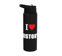 Historiens de l'histoire rétro, étudiants, enseignants Stainless Steel Insulated Water Bottle