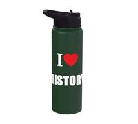 Historiens de l'histoire rétro, étudiants, enseignants Stainless Steel Insulated Water Bottle