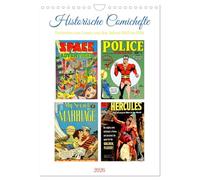 Historische Comichefte (Wandkalender 2026 DIN A4 hoch), CALVENDO Monatskalender