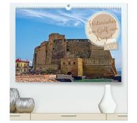 Historisches am Golf von Neapel (hochwertiger Premium Wandkalender 2026 DIN A2 quer), Kunstdruck in Hochglanz: Tauchen Sie ein in die farbenfrohe ... Jahr hinweg mit der Erhabenheit der Antike