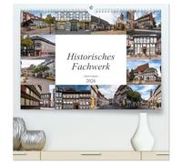 Historisches Fachwerk - Stadt Einbeck (hochwertiger Premium Wandkalender 2026 DIN A2 quer), Kunstdruck in Hochglanz: Einbeck ist eine ehemalige Hansestadt im Landkreis Northeim.