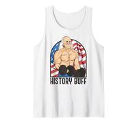 History Buff Benjamin Franklin Body Builder Meme 4 Juillet Débardeur
