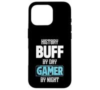 History Buff by Day Gamer by Night Costume pour historiens Coque pour iPhone 16 Pro